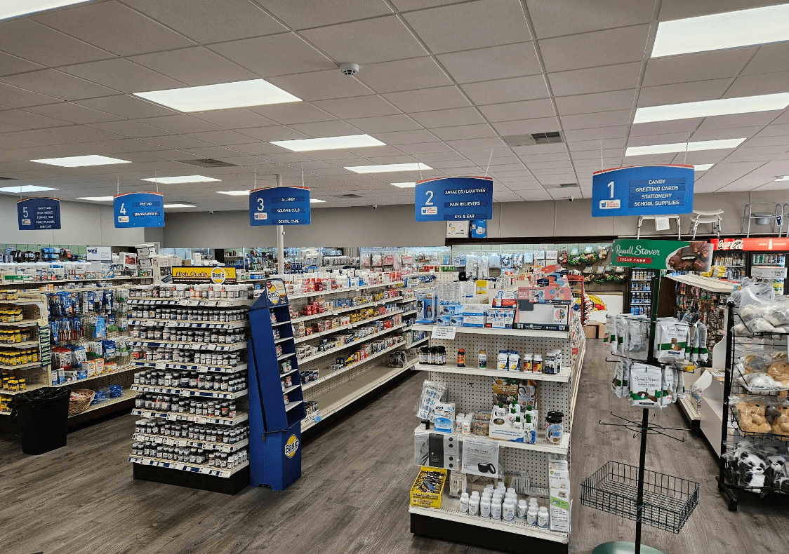 Pharmacist helping a patient